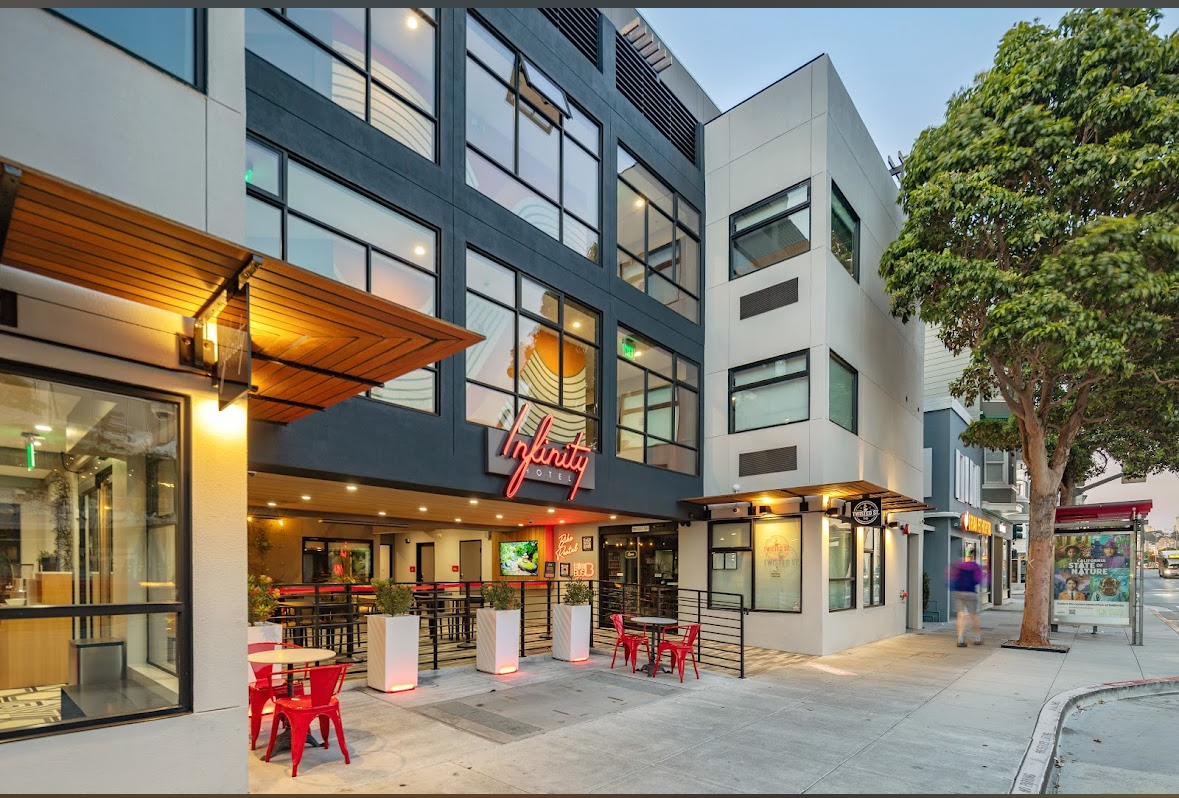 Commercial building exterior