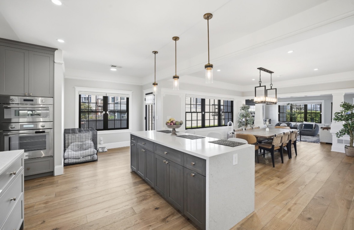 Completed open kitchen remodel